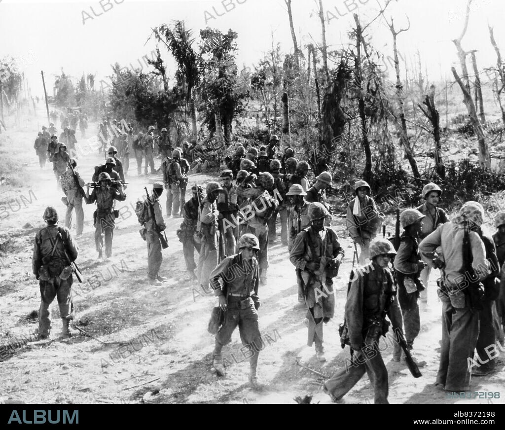 The Battle of Peleliu was fought between the United States and the Empire of Japan in the Pacific Theater of World War II, from September to November 1944 on the island of Peleliu (in present-day Palau). U.S. Marines of the First Marine Division, and later soldiers of the U.S. Army's 81st Infantry Division, fought to capture an airstrip on the small coral island.<br/><br/>. This battle was part of a larger offensive campaign known as Operation Forager, which ran from June to November 1944 in the Pacific Theater of Operations.