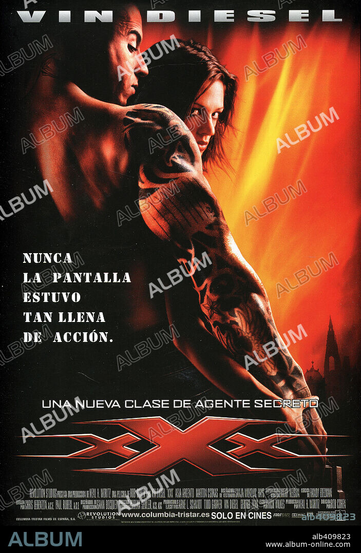 Poster of XXX, 2002, directed by ROB COHEN. Copyright REVOLUTION STUDIOS/ORIGINAL FILMS.