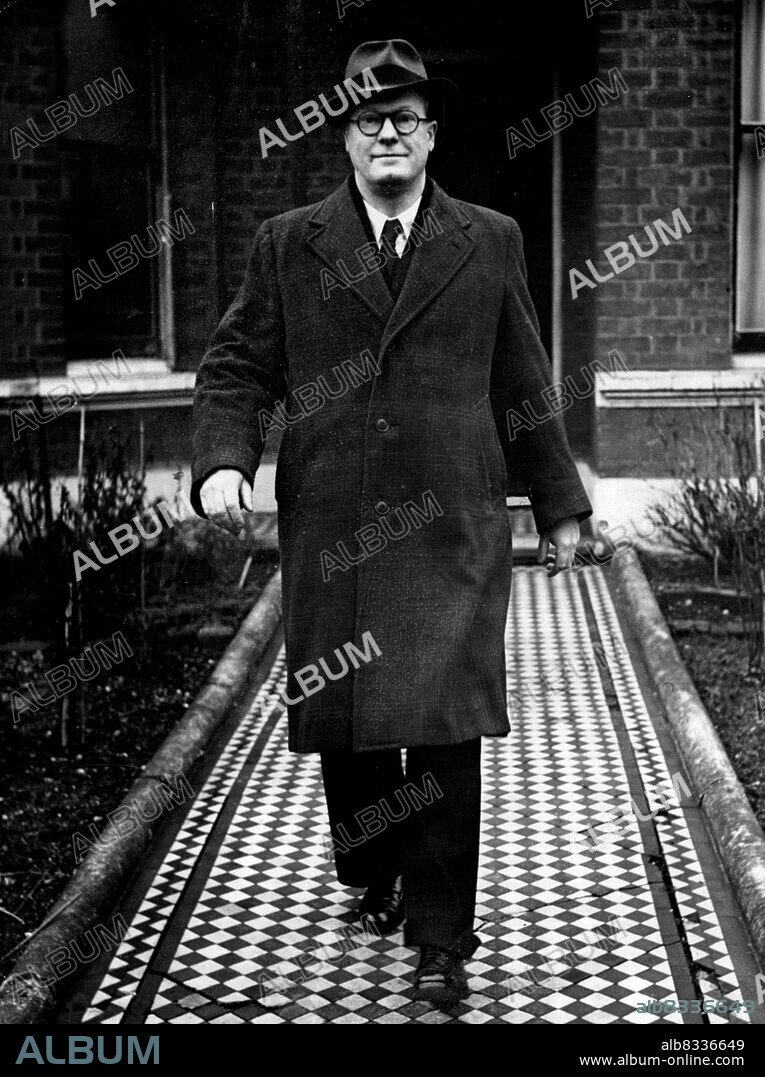 British Atomic Scientist for Australia:Today's picture of Dr. William George Penney (42), one of the top scientists in the team that has produced Britain's new A-weapon. He will be one of the men to go to Woomera, the sits of the Australian rocket range, where this new weapon will be tested over its 3,000-mile range that extends to Christmas Island in the Indian Ocean.Security precautions have changed British atom expert Sir William Penney's life, but his knight hood will not. February 27, 1952.
