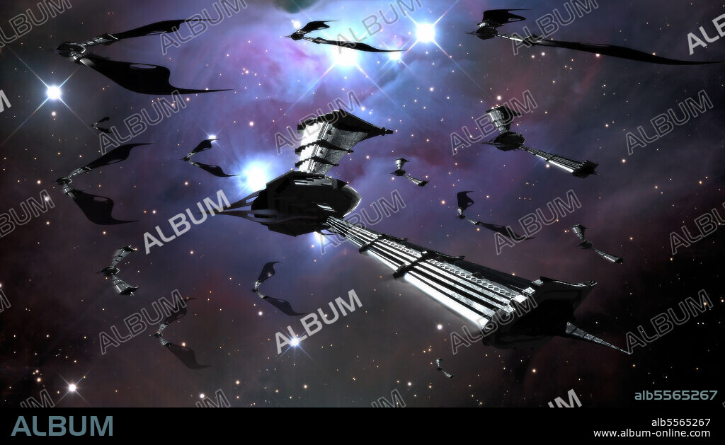 Xeelee nightfighters, inspired by the novels of Stephen Baxter.