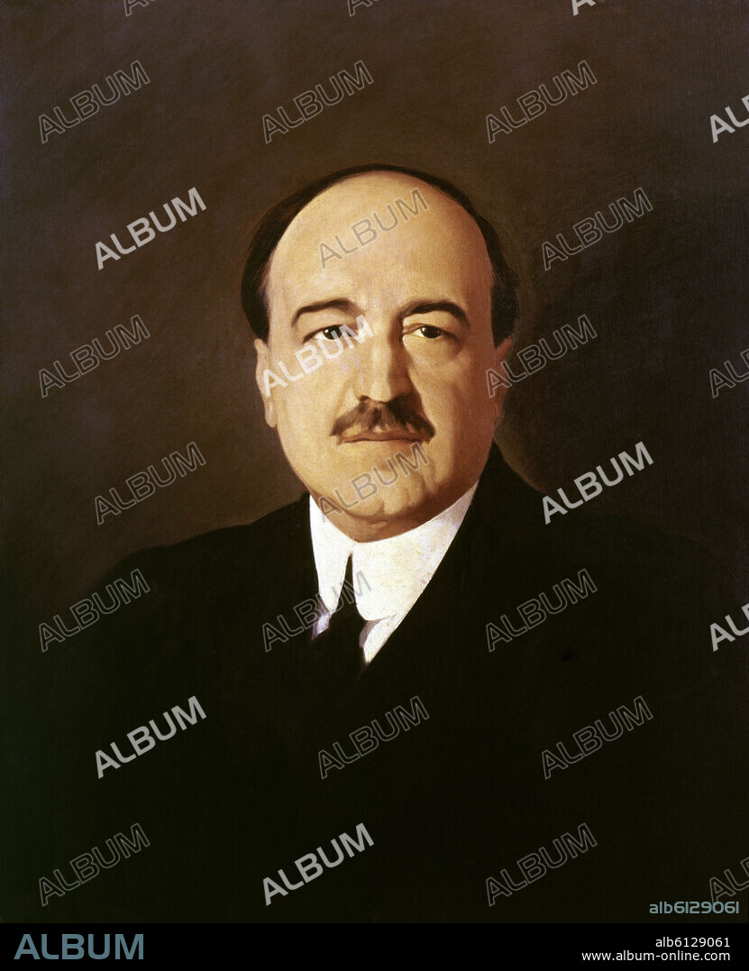 ANONIMO SIGLO XX. RETRATO DE BLASCO IBANEZ (1867-1928).