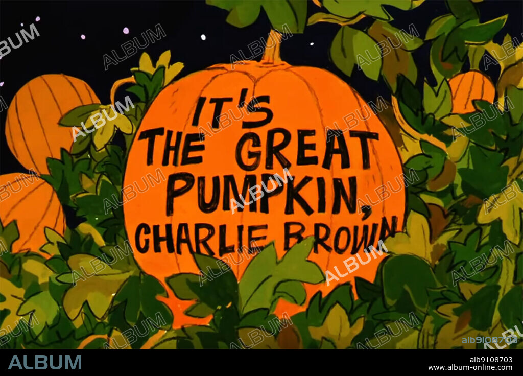 Poster de ESTA ES LA GRAN CALABAZA, CHARLIE BROWN, 1966 (IT'S THE GREAT PUMPKIN, CHARLIE BROWN), dirigida por BILL MELENDEZ. Copyright LEE MENDELSON FILM PRODUCTIONS.