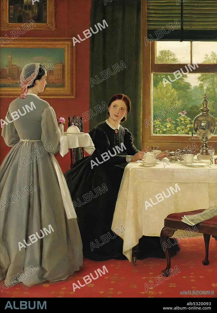 GEORGE DUNLOP LESLIE. Afternoon Tea.