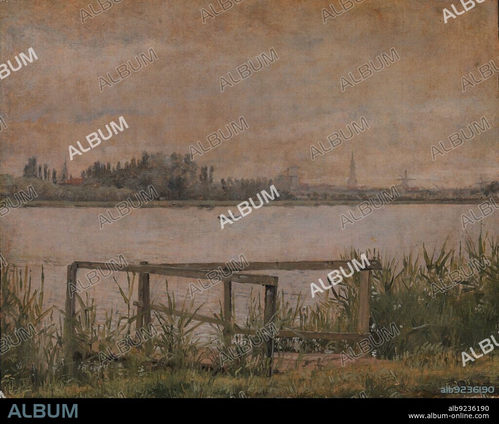 CHRISTEN KØBKE. View of Copenhagen seen from Dosseringen, 1835-1838.