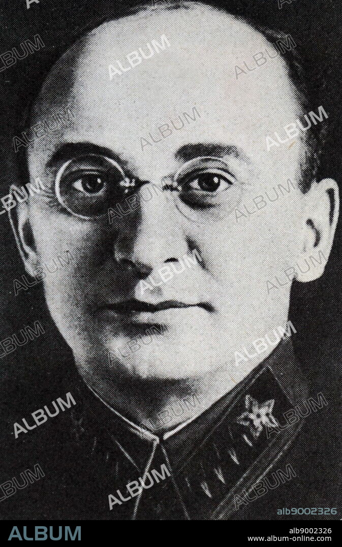 Lavrentiy Pavlovich Beria (1899 - 1953); Soviet politician, and state security administrator, chief of the Soviet security and secret police apparatus (NKVD) under Joseph Stalin.