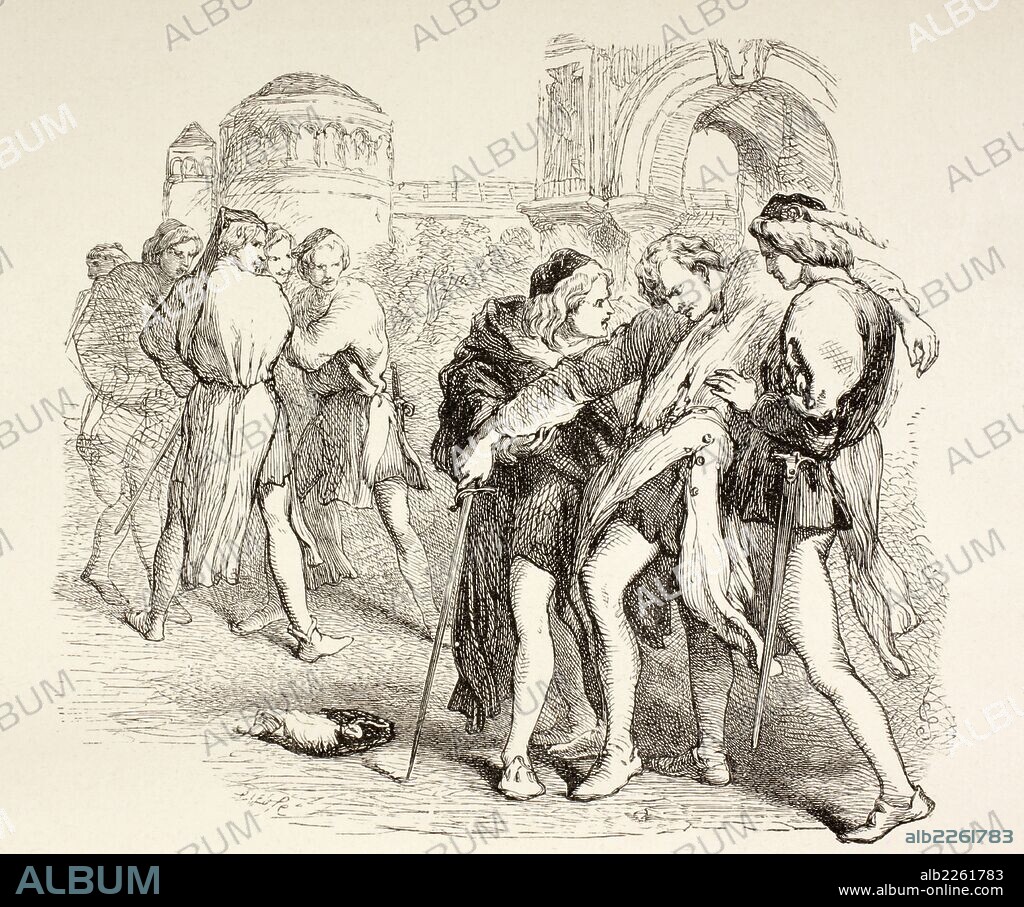 Illustration From Romeo And Juliet By William Shakespeare.