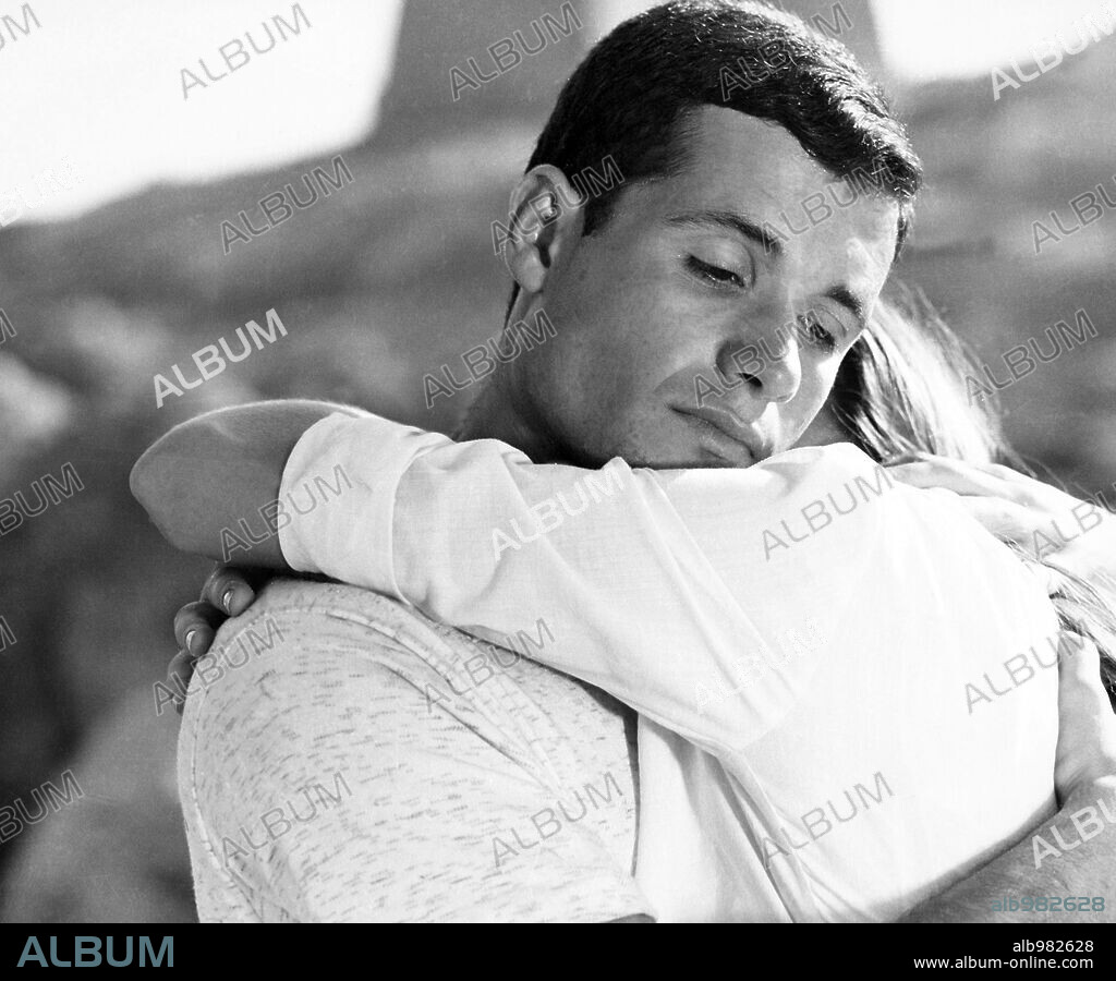 MANUEL MANZANEQUE and SONIA BRUNO in EL PROXIMO OTOÑO, 1967, directed by ANTONIO ECEIZA (ANTXON). Copyright ELIAS QUEREJETA, P.C.