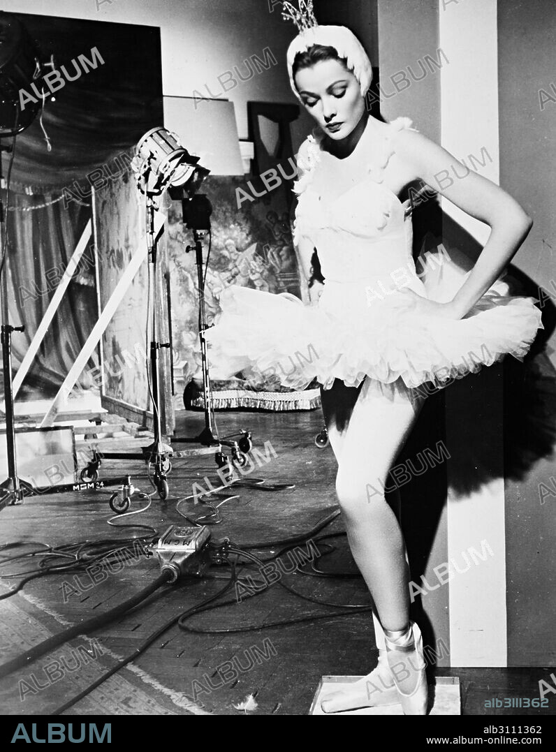 GENE TIERNEY en NO ME ABANDONES, 1953 (NEVER LET ME GO), dirigida por DELMER DAVES. Copyright M.G.M.
