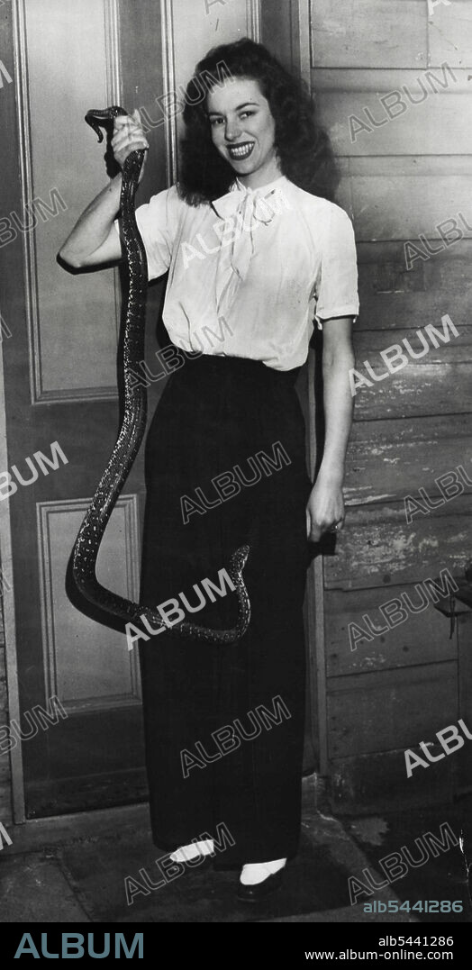 Snake Women Finds A Mate -- Carol Hawkins... long lengths of beauty. Carol Hawkins, 22, the snake woman of Woy Woy, has found a soulmate. ***** is Eric Worrell, 23, the ***** snake man of Lilyfield. They make a perfect pair. Next week they will be married at Woy Woy and go snake hunting in the Northern territory for their honeymoon. Miss Hawkins is looking forward eagerly to their new life together. She said: "You should see Eric with sankes. He was some peculiar knowledge of them. He knows their moods, when they will bite and when they will just caress him. "I am used to seeing snakes curled up on Eric's bed, in his coat pockets, and in his shoes. July 25, 1948.