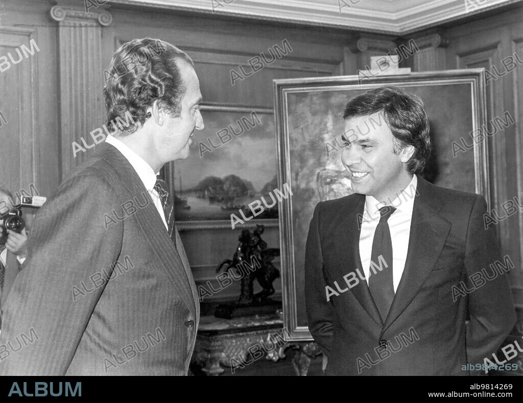 November 1982. Audience of HM the King Juan Carlos to Felipe González.