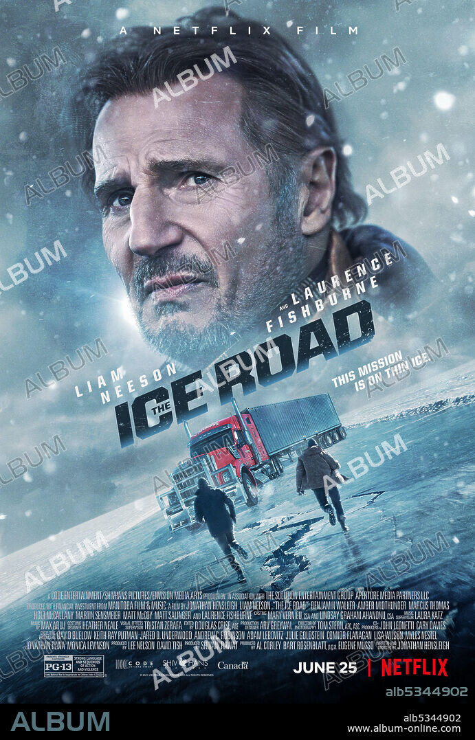 LIAM NEESON in THE ICE ROAD, 2021, directed by JONATHAN HENSLEIGH. Copyright CODE ENTERTAINMENT.
