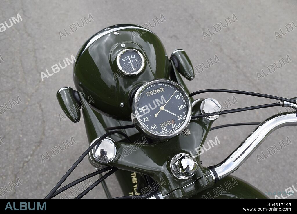 1954 Matchless G3 LS Auxiliary Fire Service motorcycle.