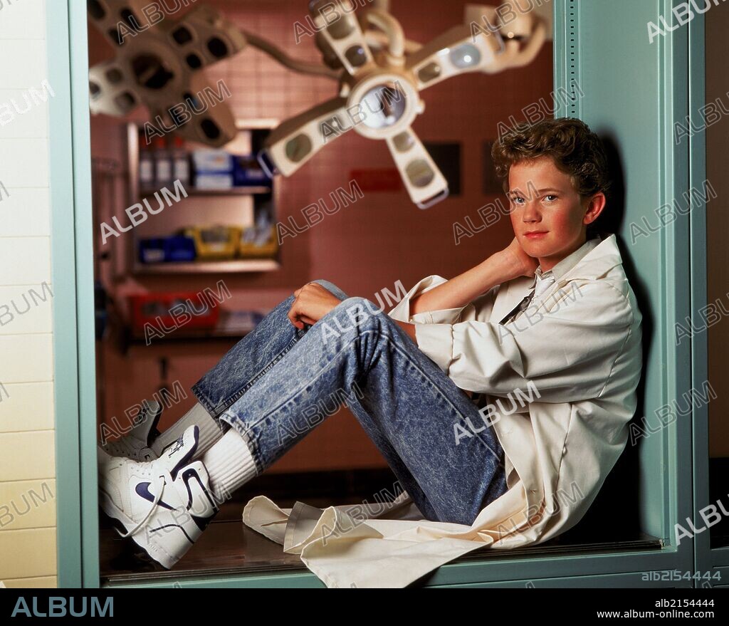 NEIL PATRICK HARRIS in DOOGIE HOWSER, M. D., 1989, directed by DAVID E. KELLEY and STEVE BOCHCO. Copyright 20TH CENTURY FOX TV.