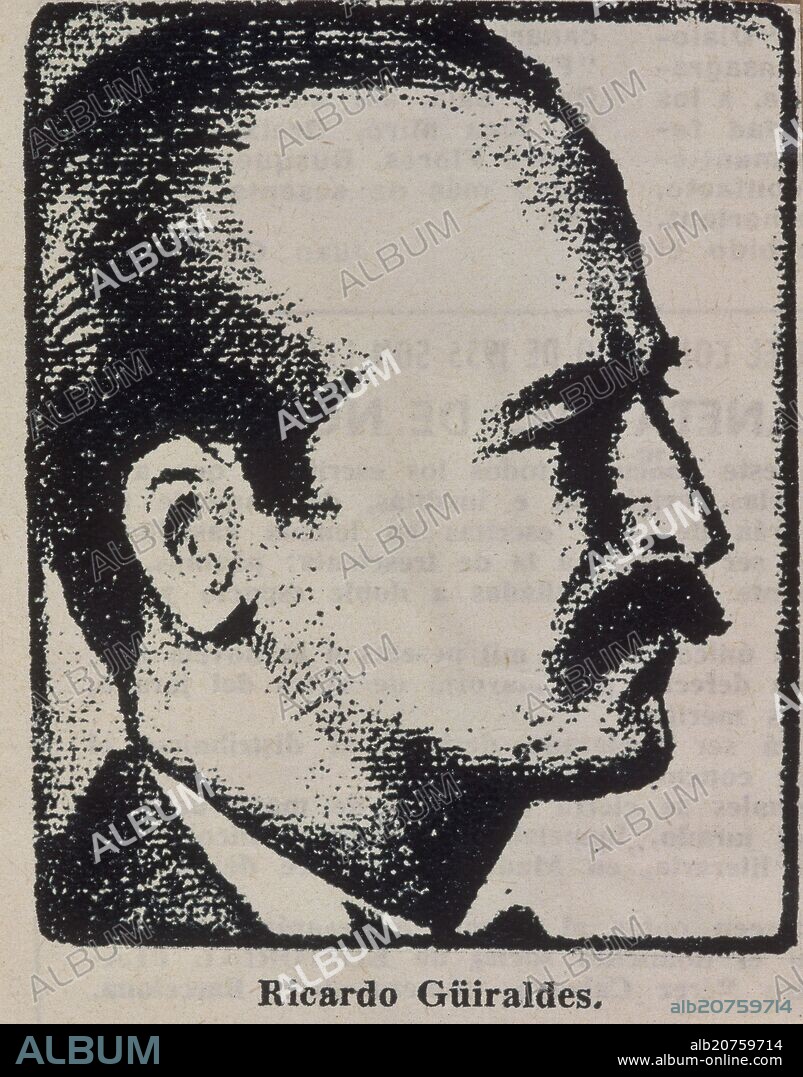 RICARDO GÜIRALDES - ESCRITOR ARGENTINO - 1886-1927.