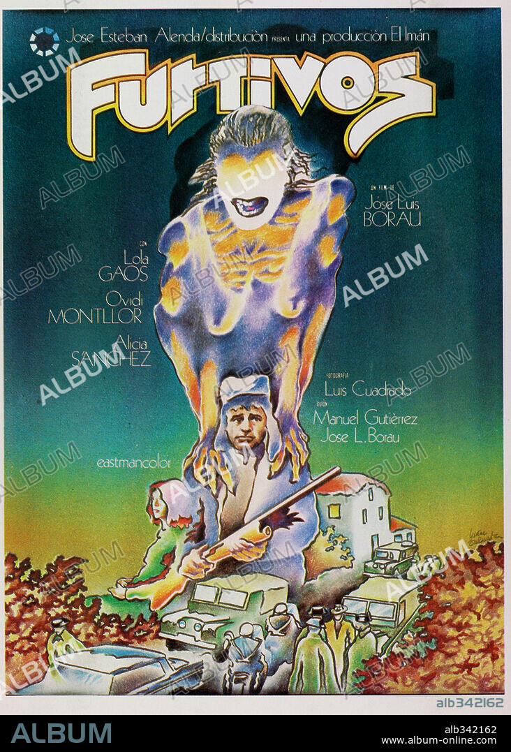 Poster of FURTIVOS, 1975, directed by JOSE LUIS BORAU. Copyright EL IMAN.