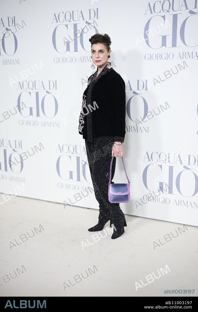 Antonia Dell'Atte attends 'ACQUA DI GIO' By Giorgio Armani - Photocall at Matadero on March 7, 2024 in Madrid, Spain.