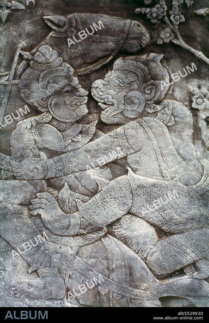 The Ramayana is a story as old as time and - at least in the Indian subcontinent and across much of Southeast Asia - of unparalleled popularity. More than two thousand three hundred years ago the scholar-poet Valmiki sat down to write his definitive epic of love and war. The poem Valmiki composed is styled the Ramayana, or 'Romance of Rama' in Sanskrit. In its present form, the Sanskrit version consists of some 24,000 couplets divided into seven books. The Ramakien is the Thai version of this epic and has an important influence on Thai literature, art and drama. It is regarded as the National Epic of Thailand. Originally built in the 16th century, Wat Pho is Bangkok's oldest temple. King Rama I of the Chakri Dynasty (1736—1809) rebuilt the temple in the 1780s. Officially called Wat Phra Chetuphon, it is one of Bangkok's best known Buddhist temples and is nowadays a major tourist attraction, located directly to the south of the Grand Palace. Wat Pho is famed for its Reclining Buddha and renowned as the home of traditional Thai massage.