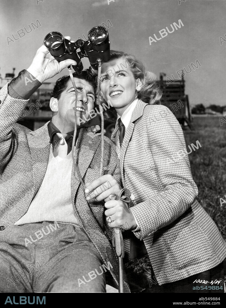 DEAN MARTIN and MARJIE MILLAR in MONEY FROM HOME, 1953, directed by GEORGE MARSHALL. Copyright PARAMOUNT PICTURES.