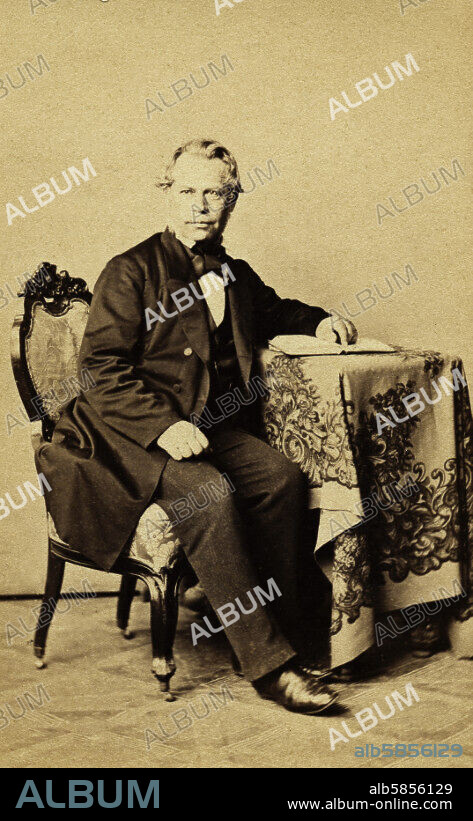 L. HASSE. Friedrich Gustav Jacob Henle (1809-1885). German anatomist and pathologist. Ca. 1870.