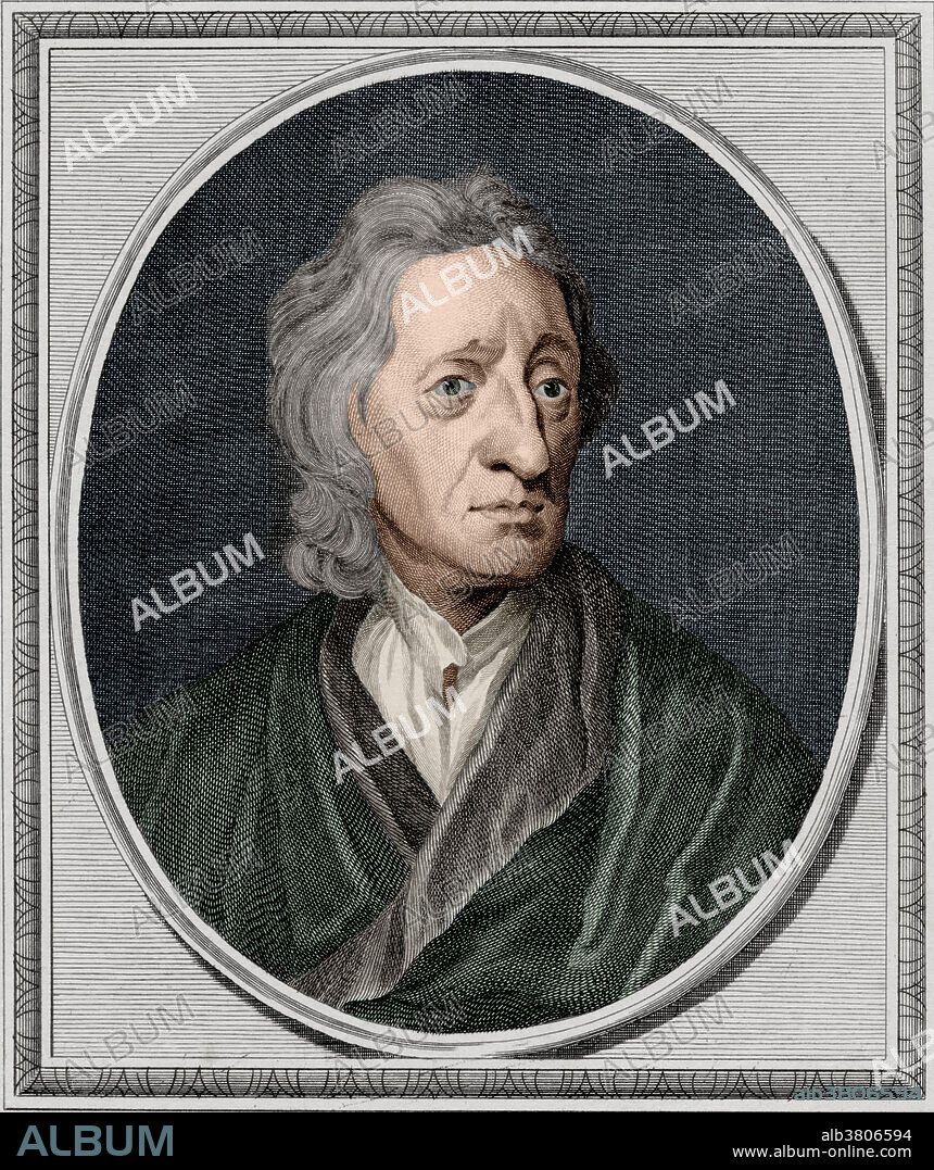 An engraving of John Locke from 1786. John Locke (1632-1704) was an English philosopher who spent his early years lecturing at Oxford University, England. He later spent fifteen years in France, where he met most of the leading Continental scientists and thinkers. On his return, Locke published his Essay Concerning Human Understanding (1690). In this, he suggested that a person's mind was a tabula rasa (blank slate) at birth. On this slate, knowledge was imprinted by experience. The essay also argued that the proper basis of knowledge was experiment. In the same year he published his Two Treaties on Civil Government in which he attacked the divine right of kings and the nature of the state.