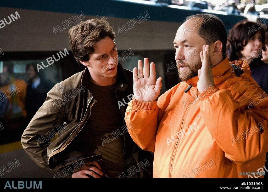 JAMES MCAVOY y TIMUR BEKMAMBETOV en WANTED-SE BUSCA, 2008 (WANTED), dirigida por TIMUR BEKMAMBETOV. Copyright KICKSTART PROD./ MARC PLATT PROD./SPYGLASS ENTERTAINMENT/ / BUITENDIJK, JAAP.