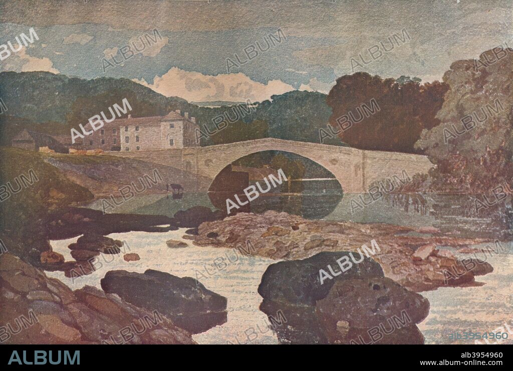 Greta Bridge, Yorkshire, 1911. Painting held at The British Museum, London. From A History of Painting Volume VIII by Haldane MacFall [T. C. and E. C. Jack, Lodon & Edinburgh, 1911.].