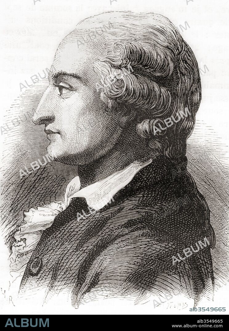 Jean-François Pilâtre de Rozier, 1754 – 1785. French chemistry and physics teacher, and one of the first pioneers of aviation. From Les Merveilles de la Science, published c.1870.