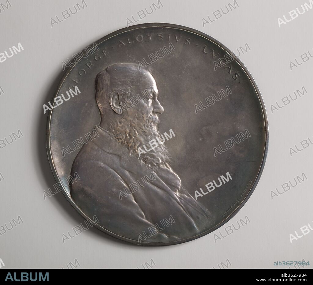 George Aloysius Lucas. Artist: Victor David Brenner (American (born Lithuania), Kaunas 1871-1924 New York). Dimensions: Diam. 5 1/8 in. (13 cm). Date: 1899.