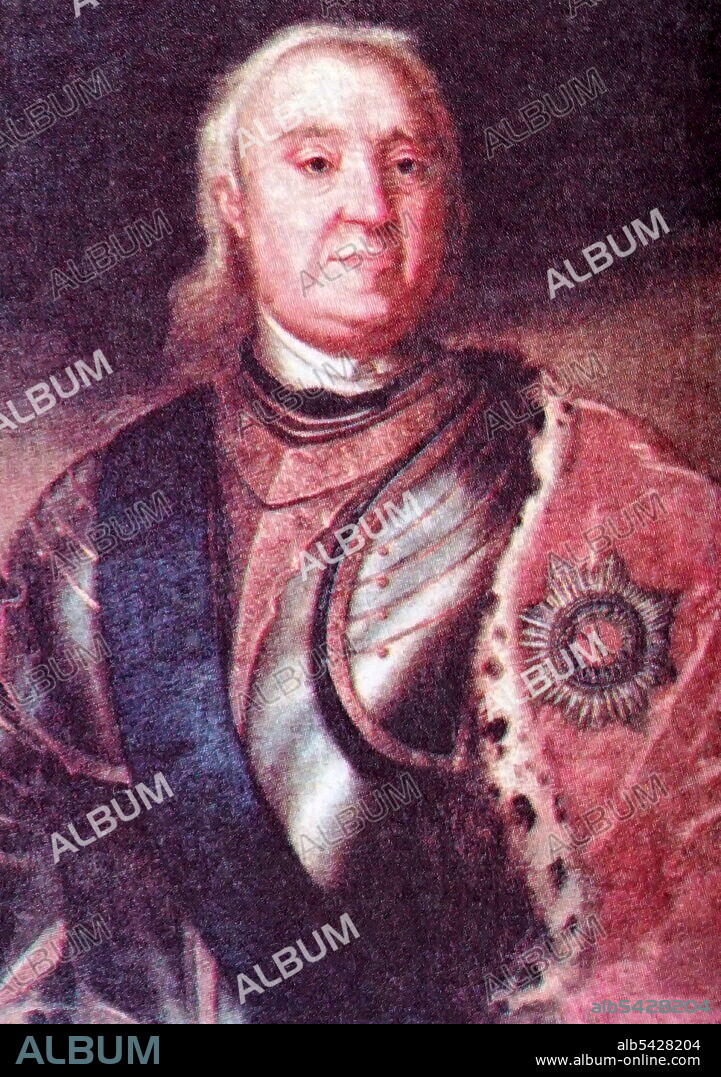 Field Marshal Boris Sheremetev was a Russian diplomat and general field marshal during the Great Northern War. He became the first Russian count in 1706.