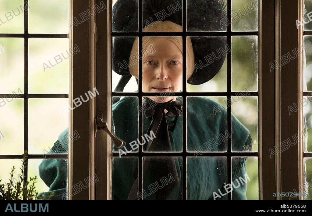 TILDA SWINTON in THE PERSONAL HISTORY OF DAVID COPPERFIELD, 2019, directed by ARMANDO IANNUCCI. Copyright FILM 4/FILMNATION ENTERTAINMENT/SEARCHLIGHT PICTURES.