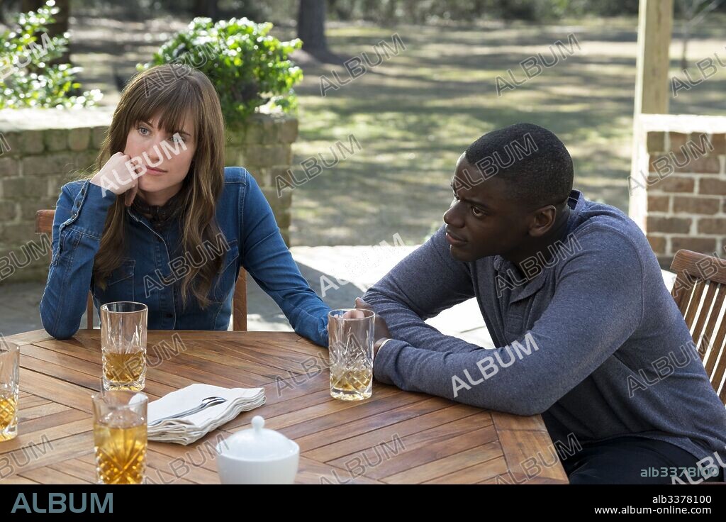 DANIEL KALUUYA and MARNIE MICHAELS. ALLISON WILLIAMS and DANIEL KALUUYA in GET OUT, 2017, directed by JORDAN PEELE. Copyright UNIVERSAL PICTURES.