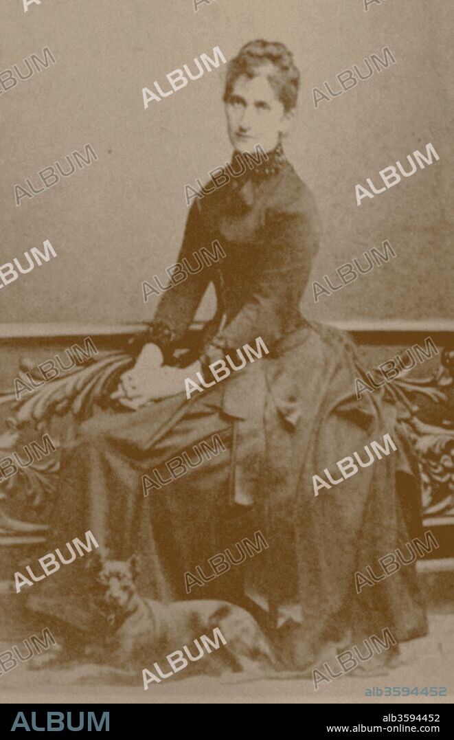 ANONYMOUS. Marion Mathilde von Weber-Schwabe (1856-1931).