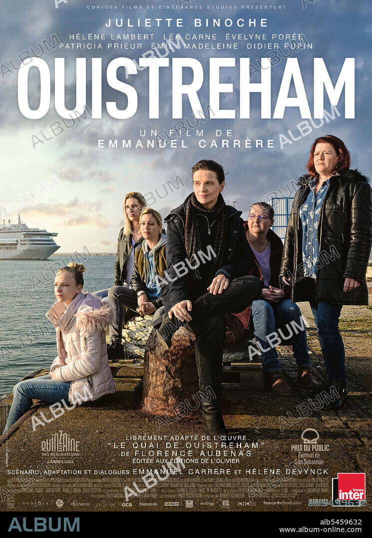 JULIETTE BINOCHE in BETWEEN TWO WORLDS, 2021 (OUISTREHAM), directed by EMMANUEL CARRERE. Copyright Curiosa Films.