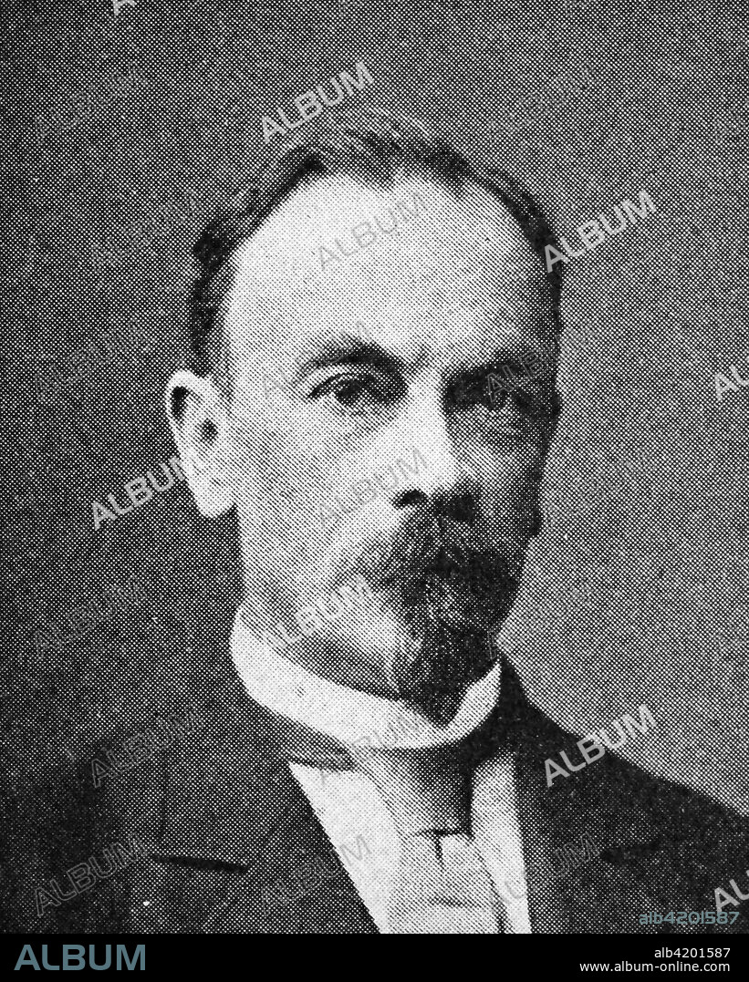 Karl Wilhelm von Kupffer, 1829-1902, a Baltic German anatomist who discovered stellate macrophage cells that bear his name, reproduction photo from the year 1895, digital improved.