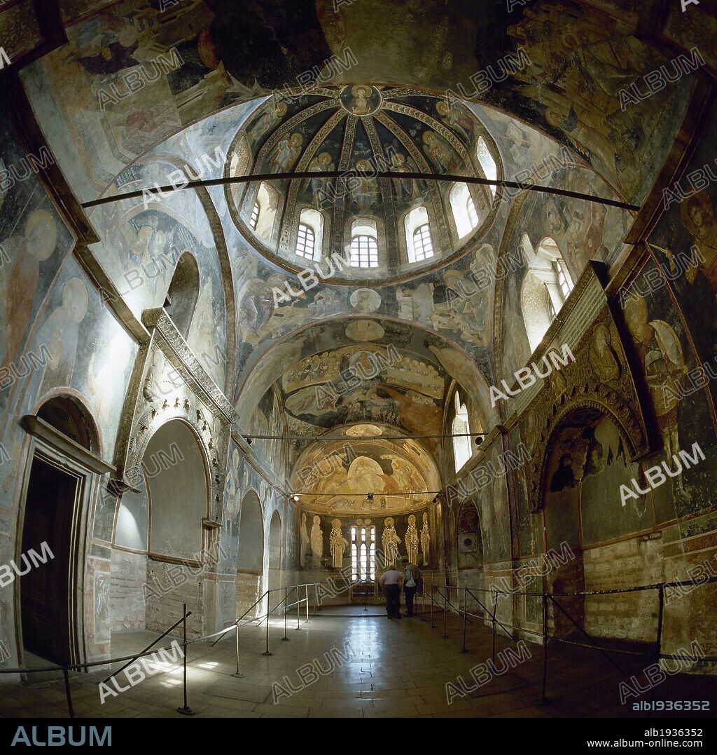 Turkey. Istanbul. Church of the Holy Saviour in Chora. 11th-13th centuries. Parecclesion.