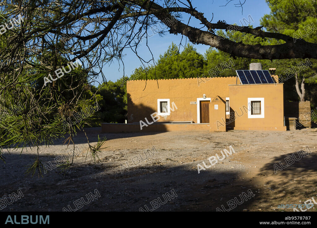 refugio de Son Real, finca publica de Son Real, término municipal de Santa Margarita, costa nor-este de Mallorca, balearic islands, spain.