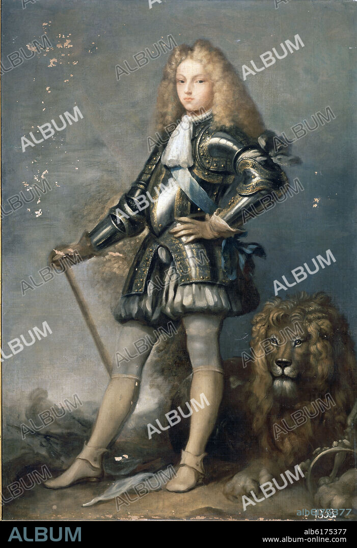 ANÓNIMO. Felipe V', Hacia 1700, Óleo sobre Lienzo, 204 cm x 141 cm, P03332.
