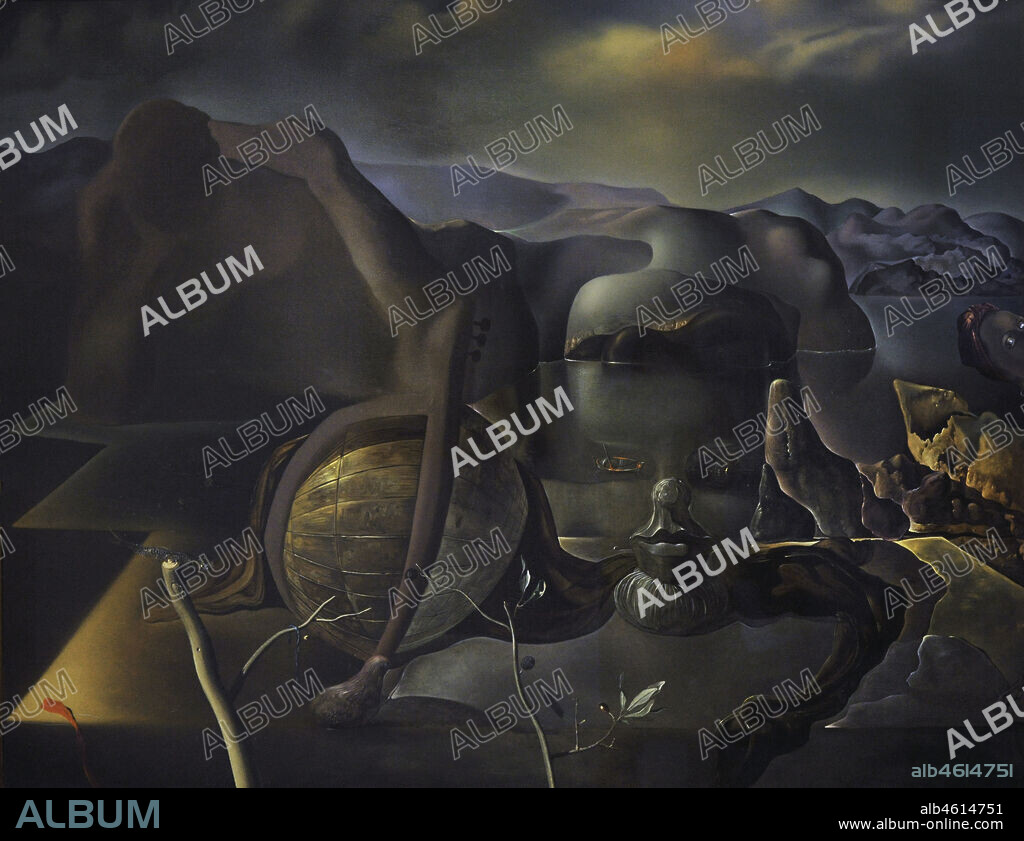 SALVADOR DALÍ. Salvador Dalí (Salvador Dalí i Domènech) (1904-1989). Artista español. Endless Enigma (Enigma sin fin), 1938. Oleo sobre lienzo, 114,5 x 146,5 cm. Museo Nacional Centro de Arte Reina Sofía. Madrid. España.