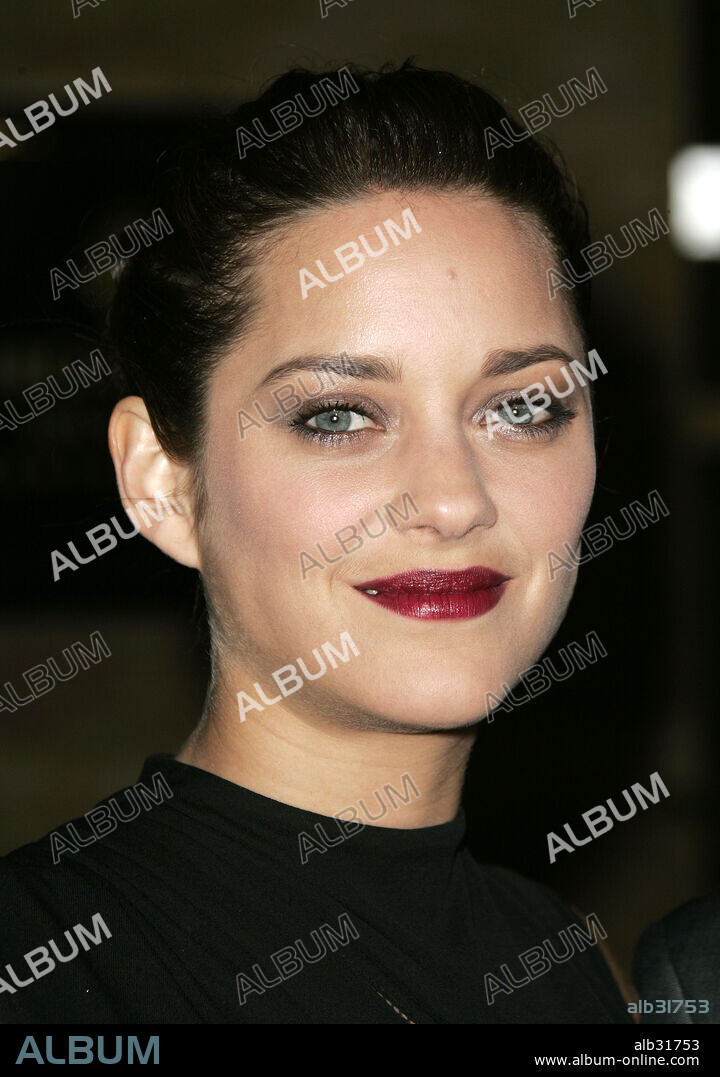 Jan 12, 2008 - Century City, California, USA -  Actress MARION COTILLARD arriving at the 33rd Annual Los Angeles Film Critics Association Awards held at the InterContinental Los Angeles Hotel. 12/01/2008