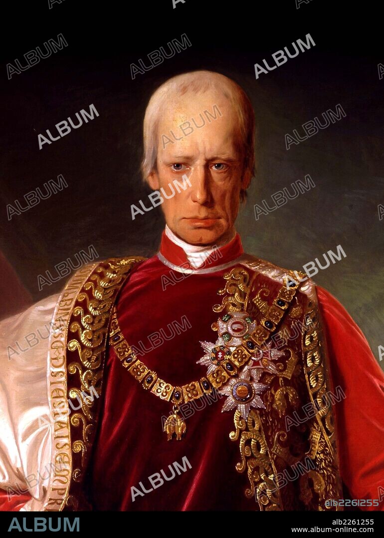 Portrait of Francis II, Holy Roman Emperor, 1816.