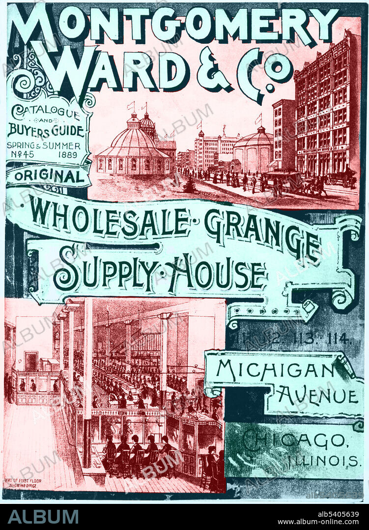 Montgomery Ward was founded by Aaron Montgomery Ward in 1872. Ward had conceived of the idea of a dry goods mail-order business in Chicago, Illinois, after several years of working as a traveling salesman among rural customers. In 1883, the company's catalog, which became popularly known as the "Wish Book", had grown to 240 pages and 10,000 items. In 1896, Wards encountered its first serious competition in the mail order business, when Richard Warren Sears introduced his first general catalog. In 1900, Wards had total sales of $8.7 million, compared to $10 million for Sears, and both companies would struggle for dominance during much of the 20th century. By 1904, the company had expanded such that it mailed three million catalogs, weighing 4 pounds each, to customers.