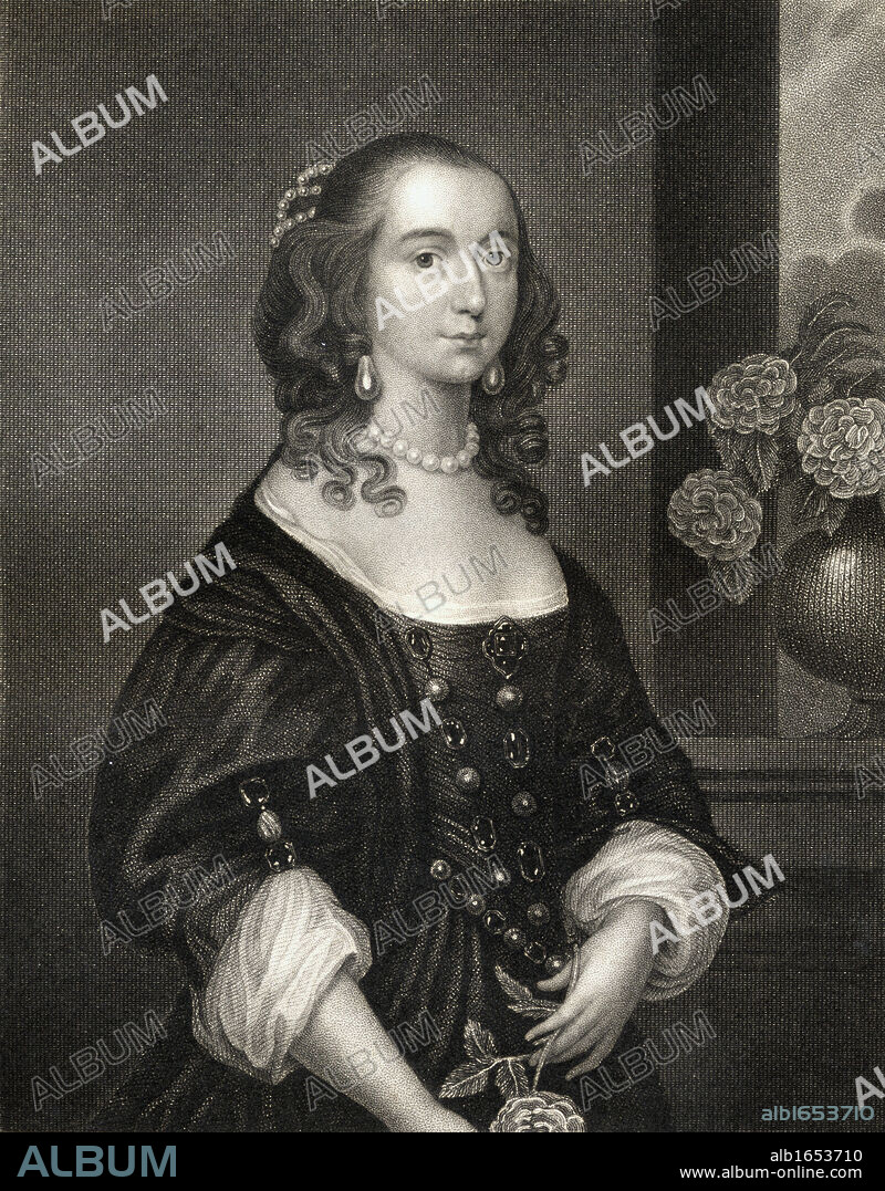 Anne Clifford, Countess of Pembroke,Dorset and Montgomery, 1590-1676. English landowner. From the book 'Lodge's British Portraits' published London 1823.