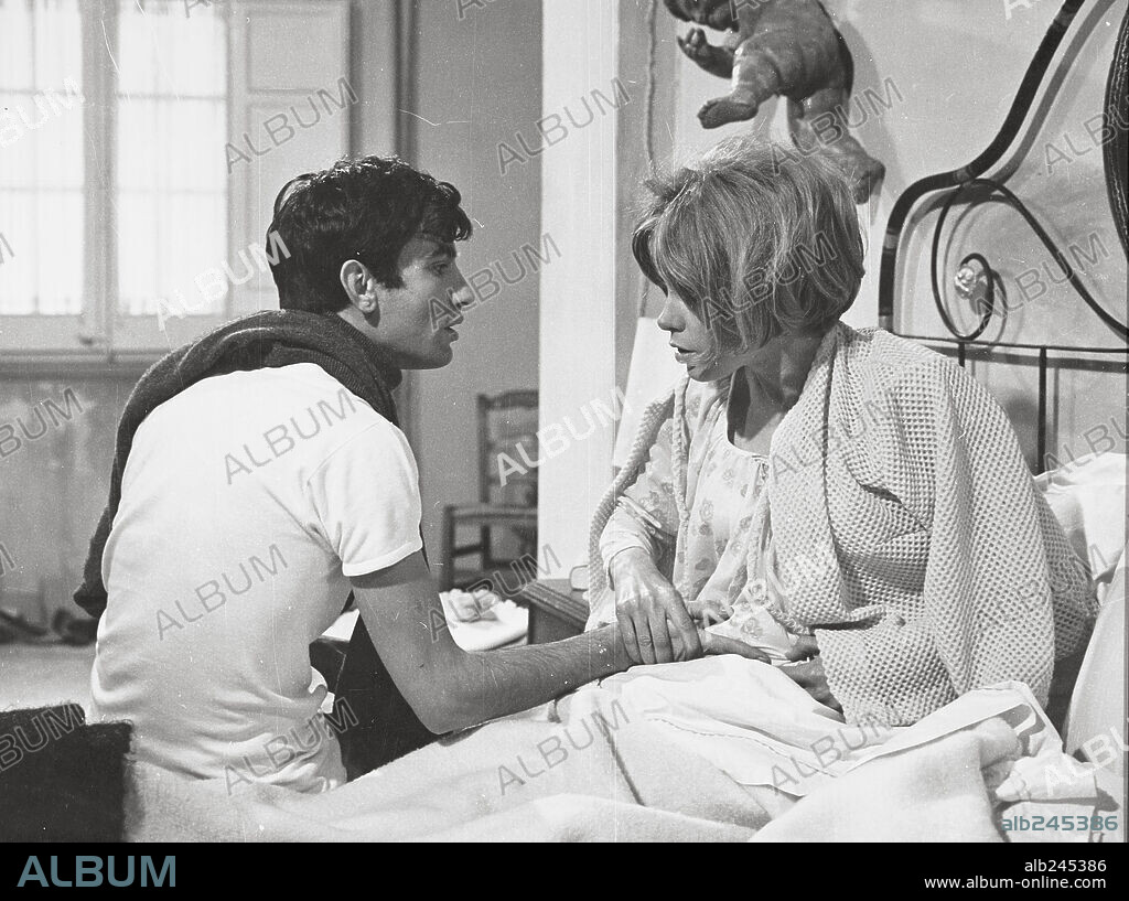 SIMON ANDREU and TERESA GIMPERA in A LOVE STORY, 1967 (UNA HISTORIA DE AMOR), directed by JORGE GRAU. Copyright ESTELA FILMS, S.A.