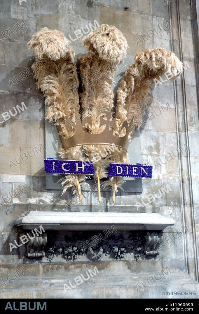 London St Pauls Cathedral. Ich Dien Arrangement. Royal Wedding 1981.