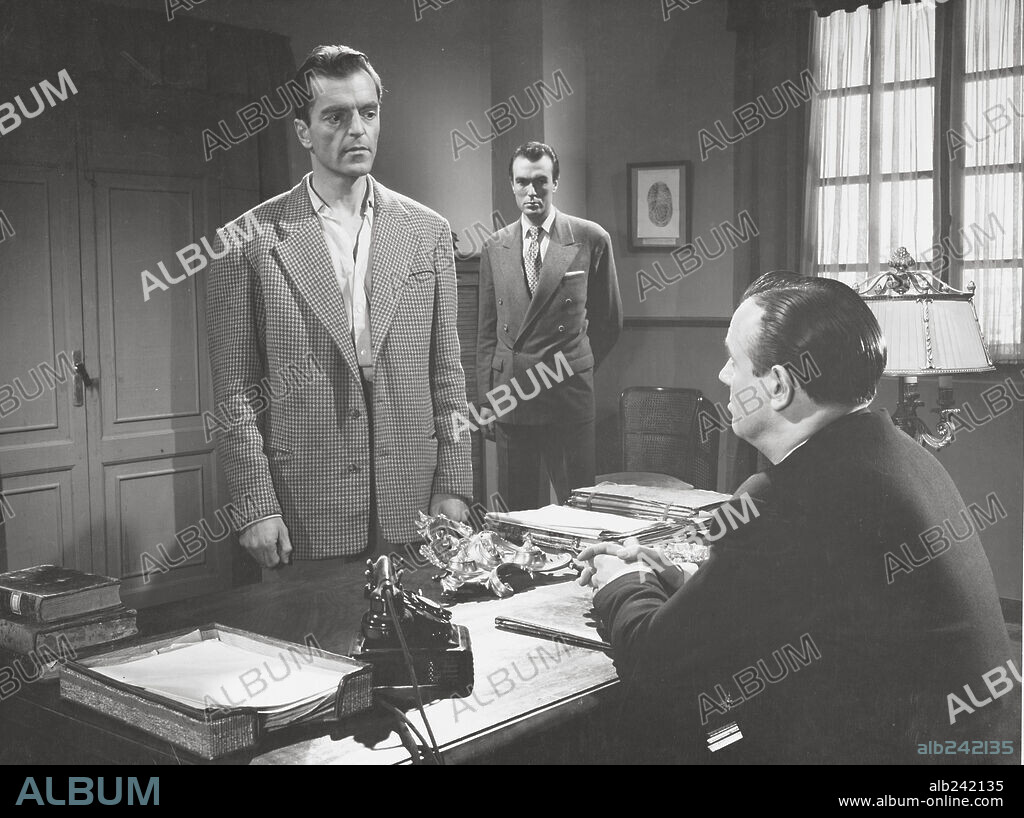 HOWARD VERNON in EL FUGITIVO DE AMBERES, 1955, directed by MIGUEL IGLESIAS.