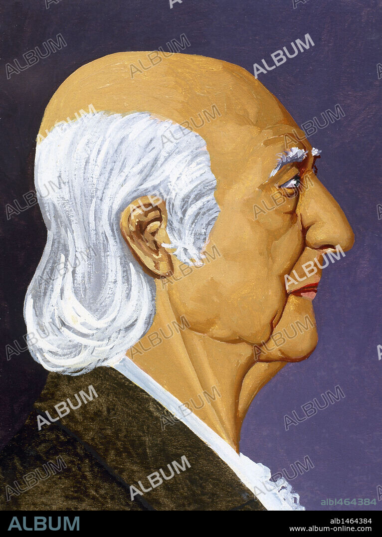 HEGEL, Georg Wilhelm Friedrich (1770-1831). Filósofo alemán. Dibujo.