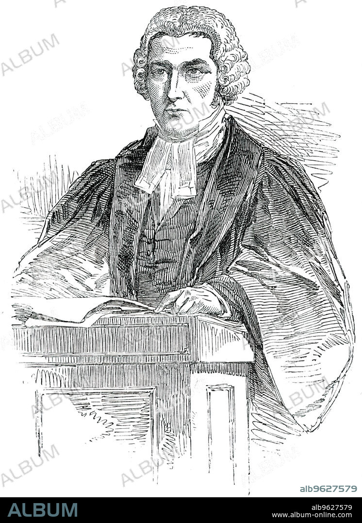 The New Recorder - the Right Hon. J. A. Stuart-Wortley, M.P., 1850. James Archibald Stuart-Wortley '...has recently devoted his energies and eloquence to the much agitated question of "marriage with a deceased wife's sister." In the course of the past month Mr. Stuart-Wortley was chosen Recorder of the city of London, and has just entered on its judicial duties, for which his knowledge of law, his powers of oratory, and his upright and honourable character pre-eminently qualify him. He married, on the 6th of May, 1846, the Hon. Jane Lawley'. From "Illustrated London News", 1850.
