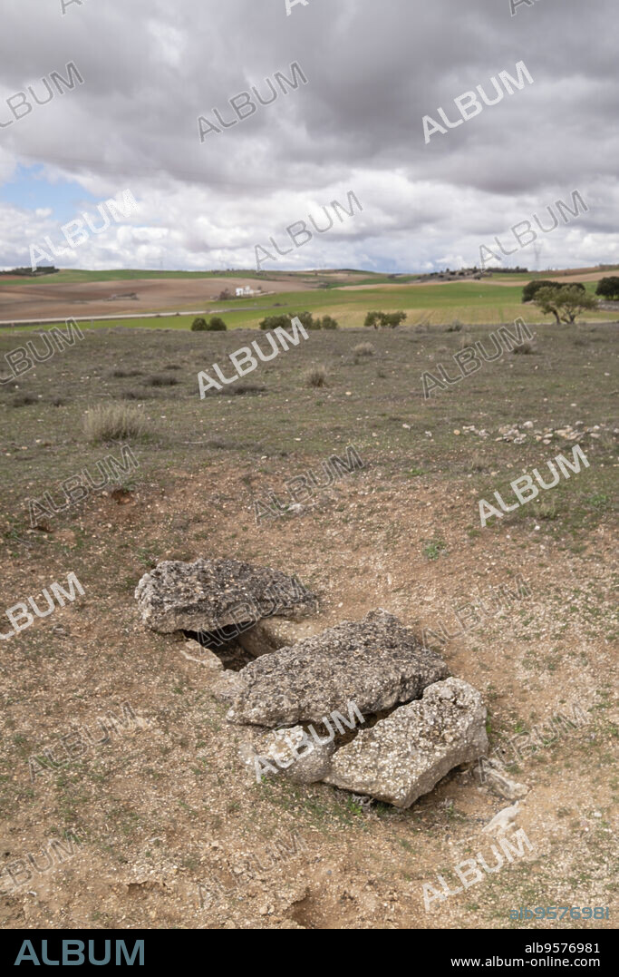 necrópolis, parque arqueológico de Segóbriga, Saelices, Cuenca, Castilla-La Mancha, Spain.
