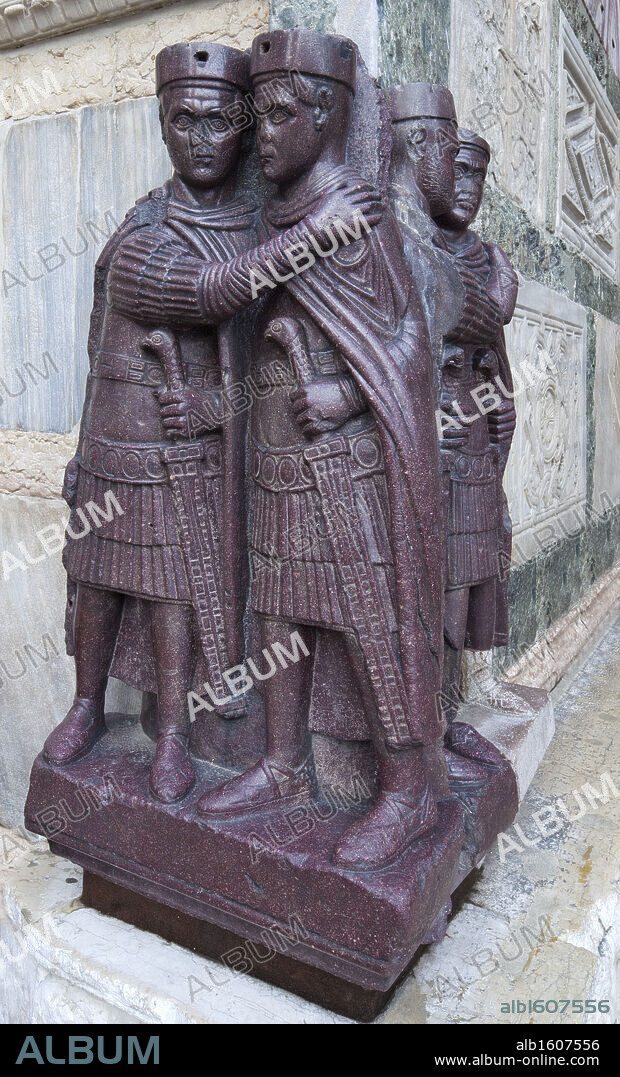Italy, Venice, San Marco Square, St. Mark's Cathedral, Tetrarch.