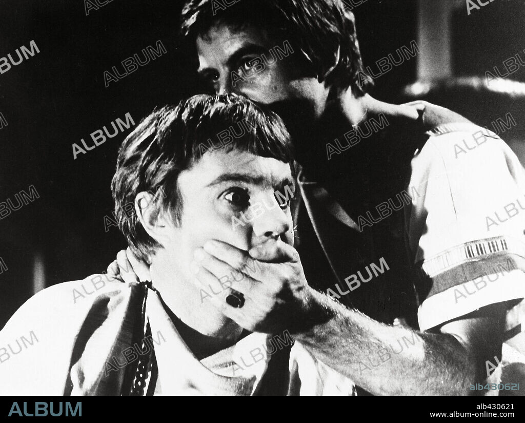 DEREK JACOBI and JOHN CASTLE in I, CLAUDIUS-TV, 1976. Copyright BBC/LONDON FILM PRODUCTIONS.